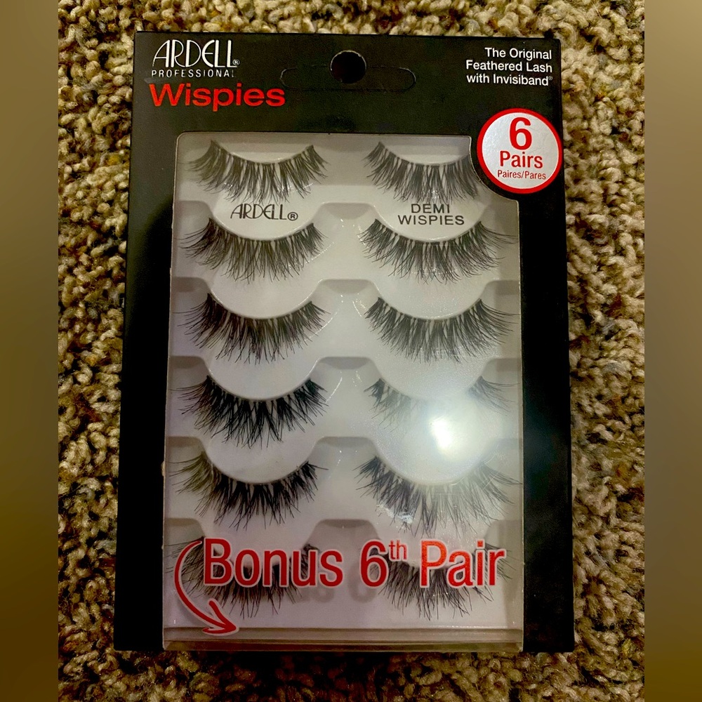 Ardell Wispies 113 Black, 6 Pairs x 1 Pack